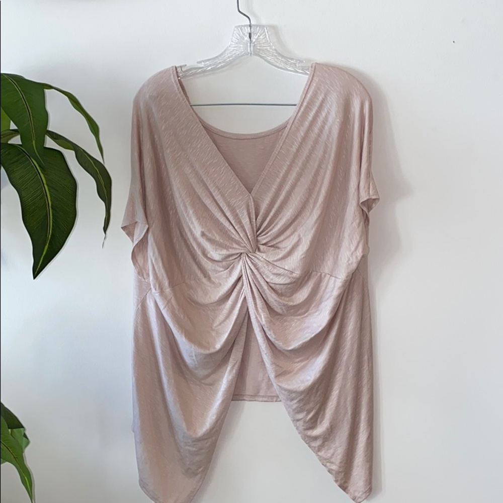 Oversized open back top